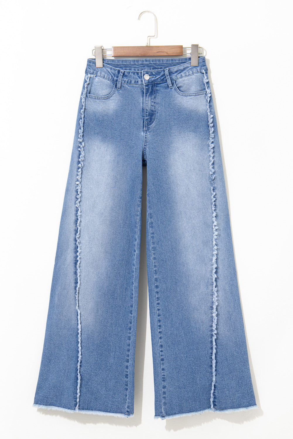 Vintage Stitching Flared Jeans