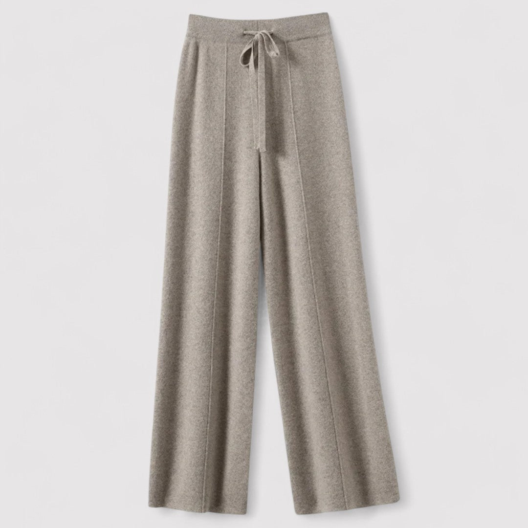 Gallucci Women's Luxurious Cashmere Soft Knit Trousers