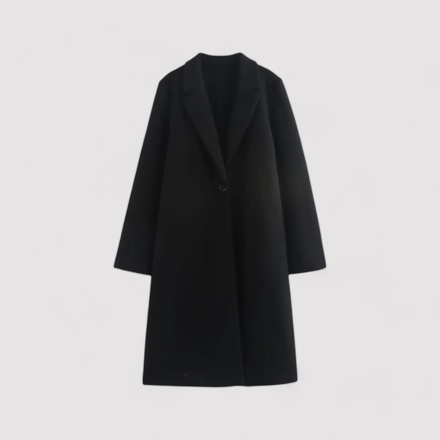 Gallucci Classy Faux Suede Long Coat Winter Jacket