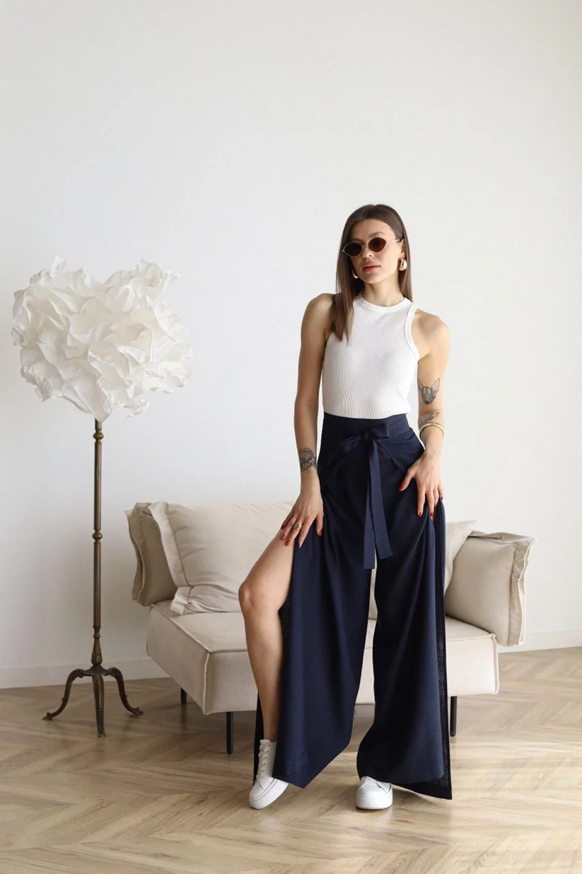 Gallucci ™ Luxe Wide Leg Trousers