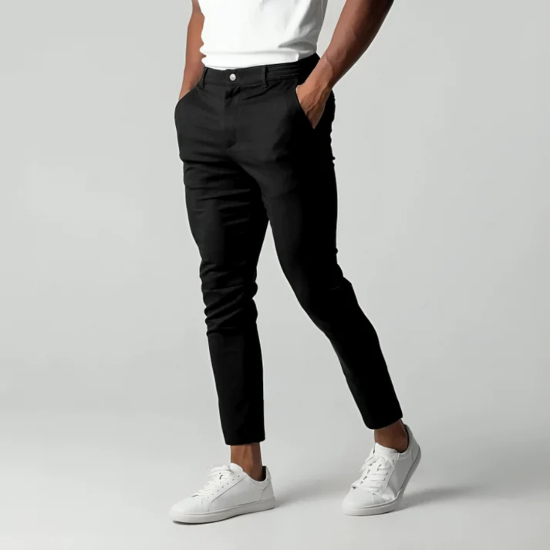 Gallucci™ -  Slim Stretch Chinos for Everyday Comfort