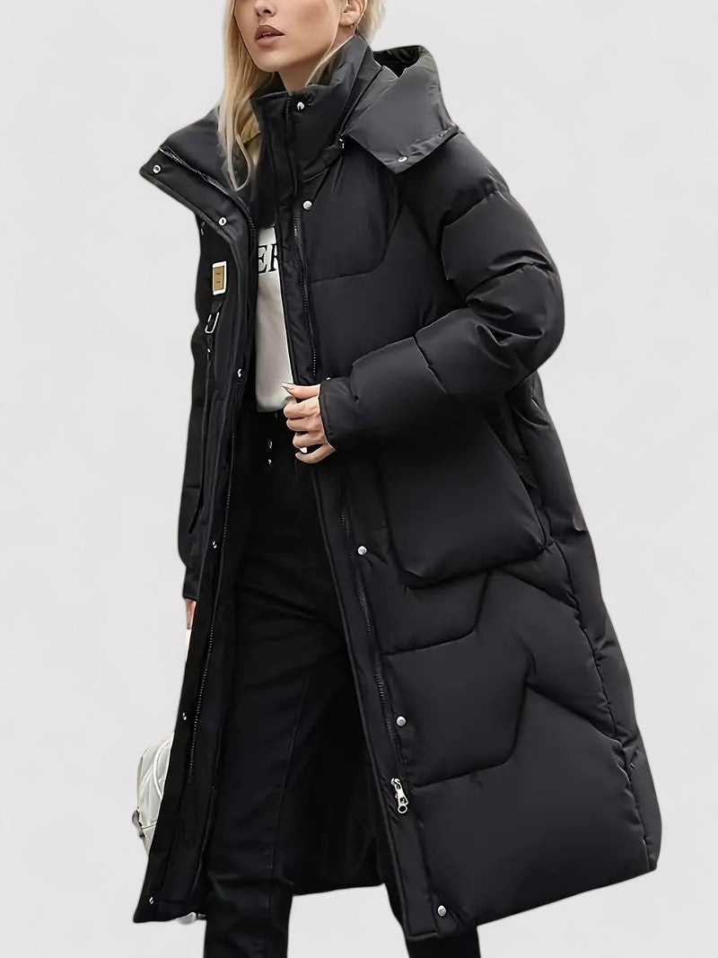 GallucciWomen's Warm Long Hooded Winter Coat