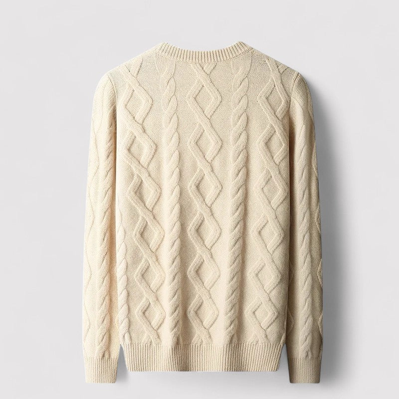 Gallucci  Merino Wool Padded Knitted Sweater