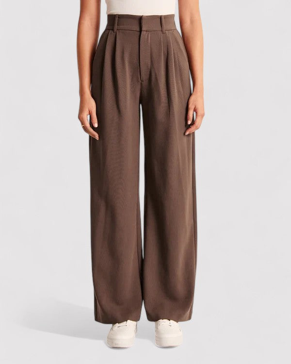 Gallucci Women's High-Waisted Flared Trousers