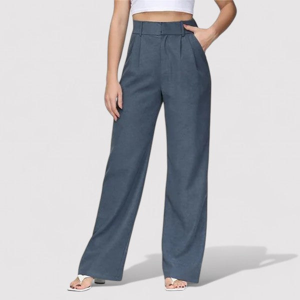 Gallucci Women's High-Waisted Flared Trousers