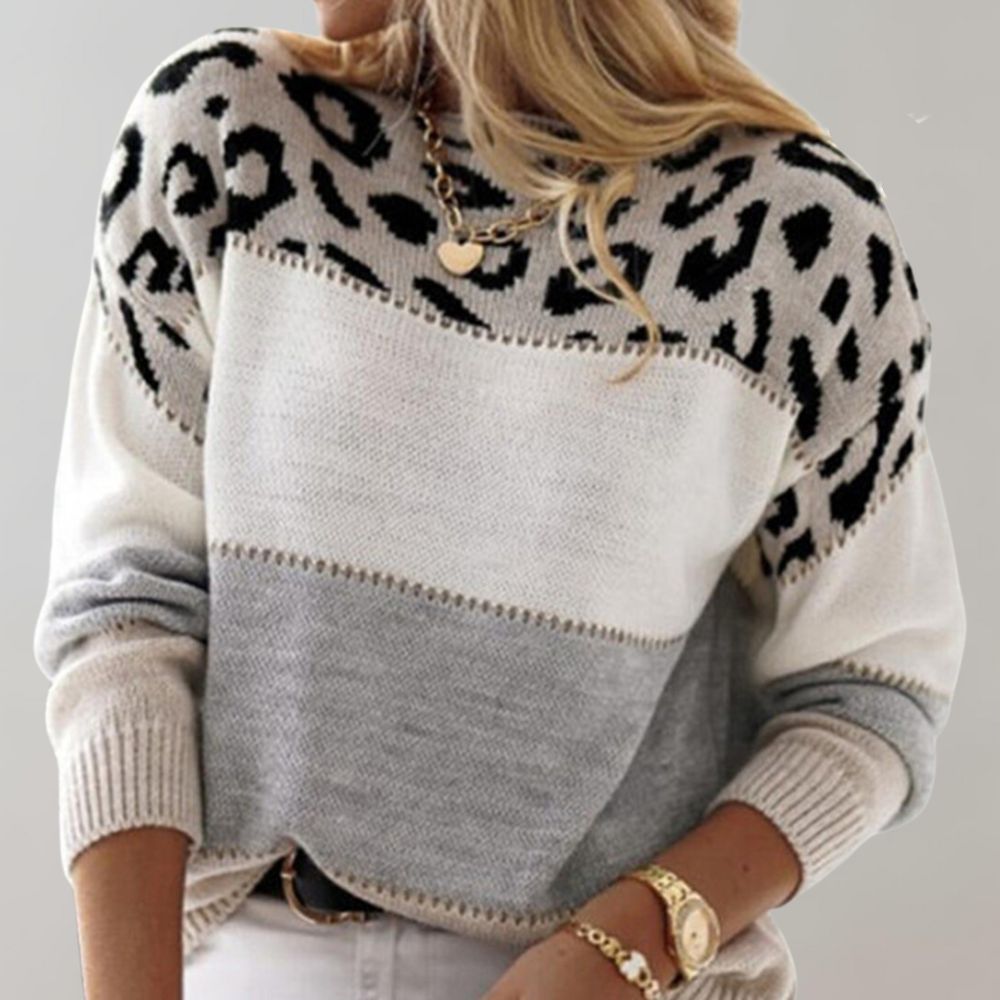 Emily - Leopard Print Jumper