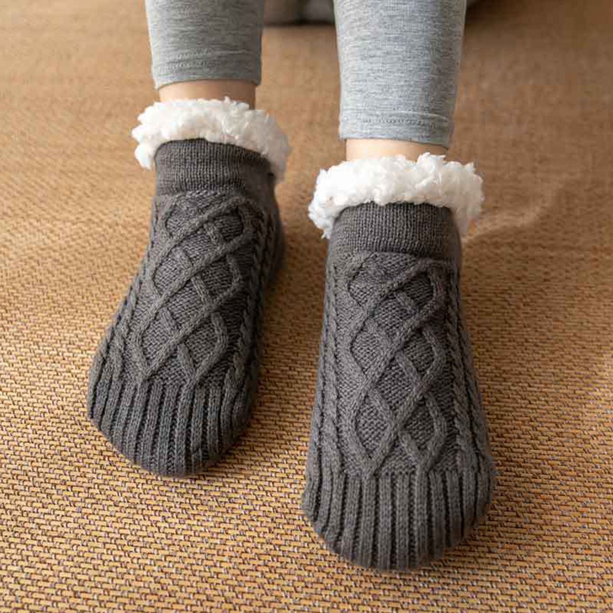 Gallucci Anti-slip Soft-Pile Fleece Socks