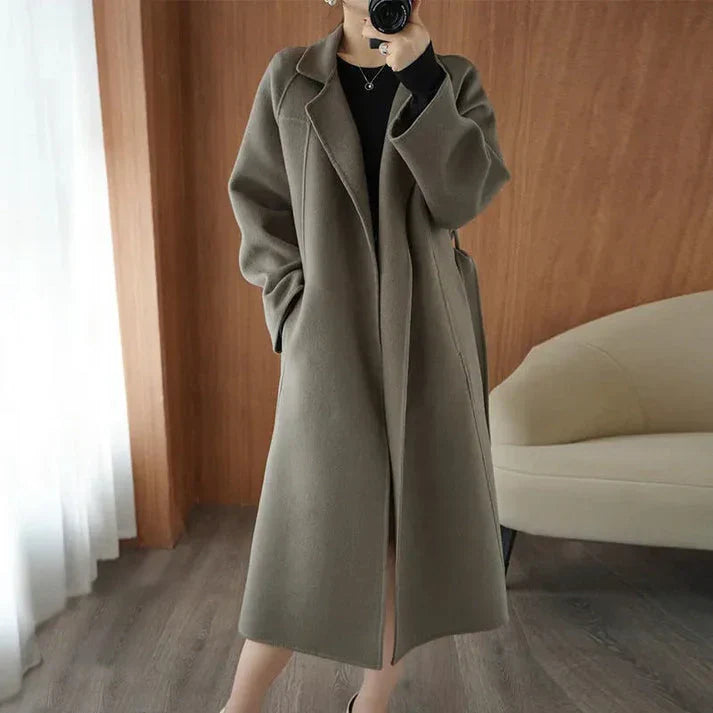 Gallucci™ | Luxury Wool Cloak with Bow