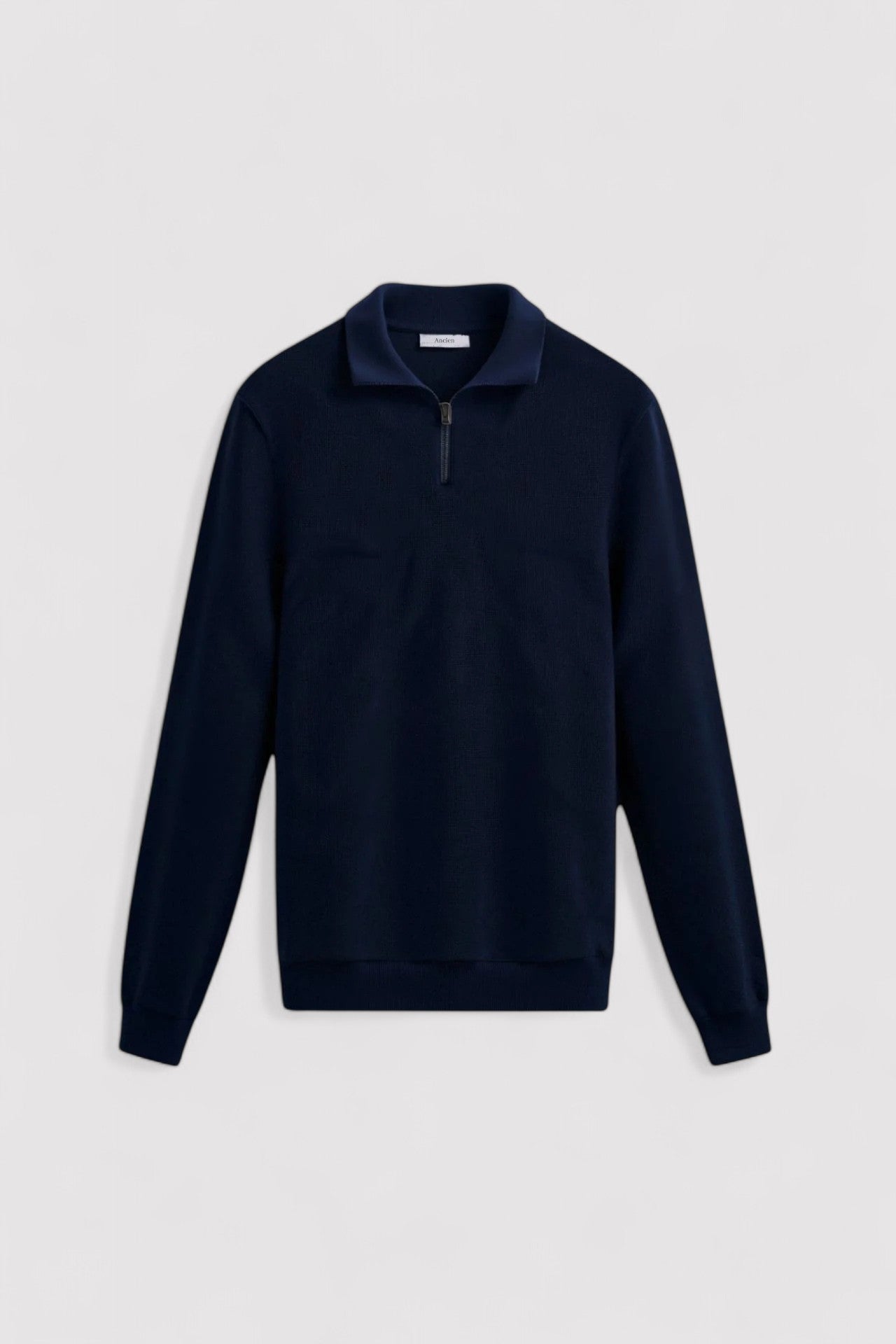 Gallucci Classic Knitted Wool Zip Sweater