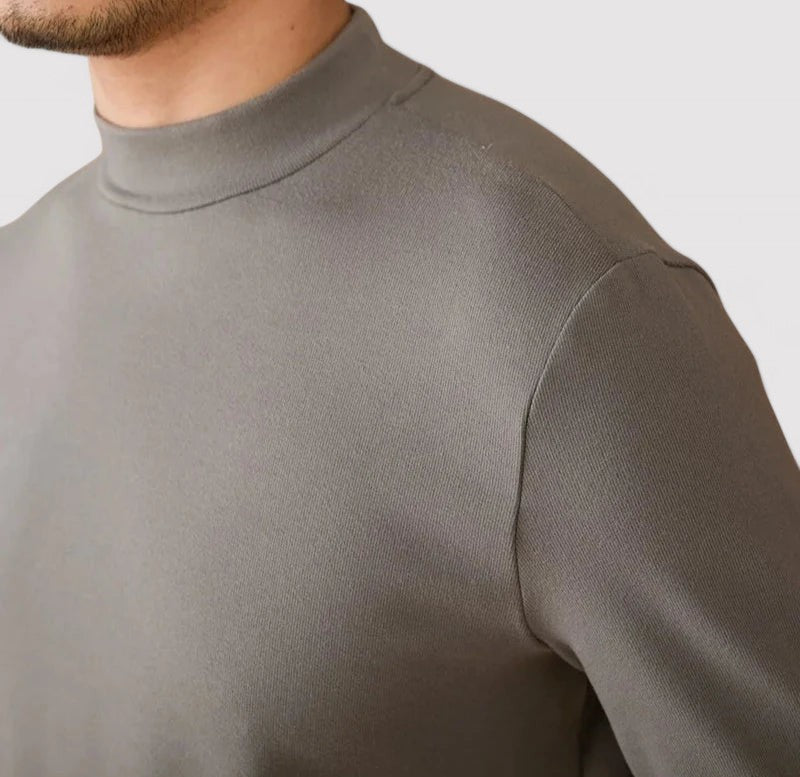 Gallucci Soft Cashmere Half-Turtleneck Sweater