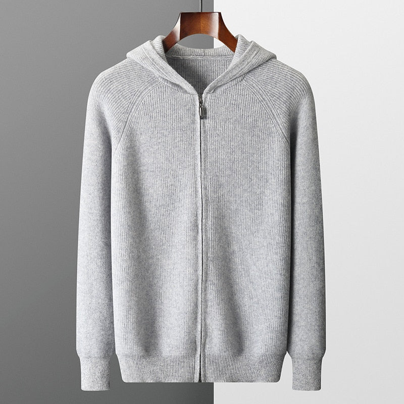 Jaxon Wool Comfort: Jaxon men's hoodie made of high-quality wool