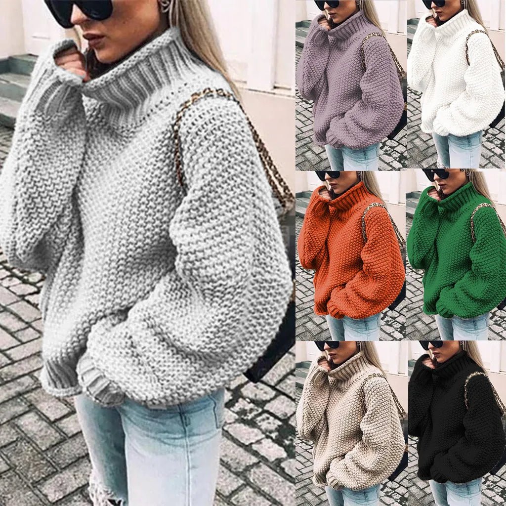 Esmee™ | Chunky Knit Turtleneck Sweater