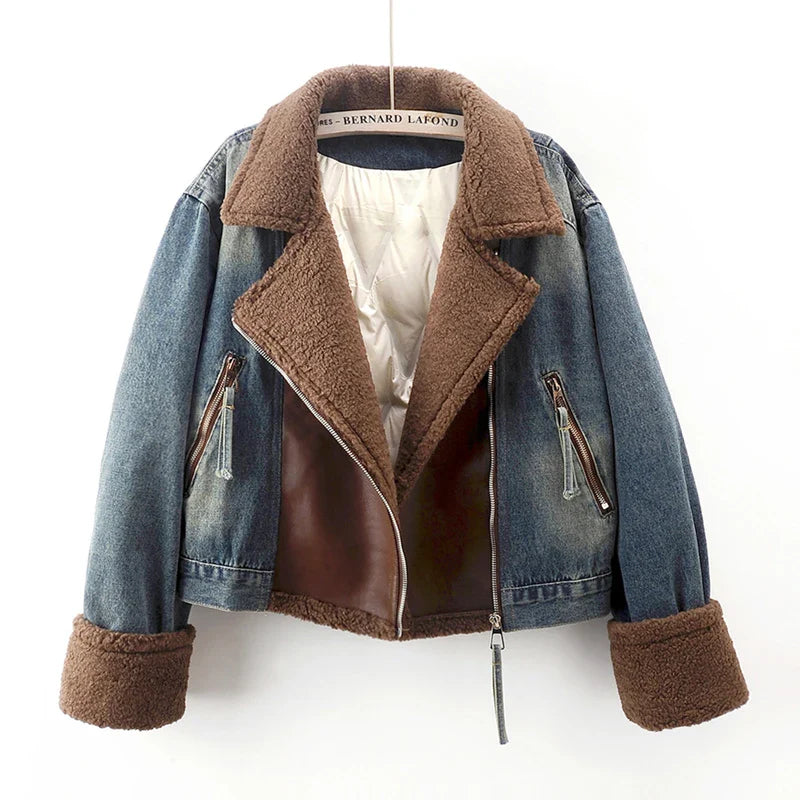 L'Aubray Sherpa Denim Jacket