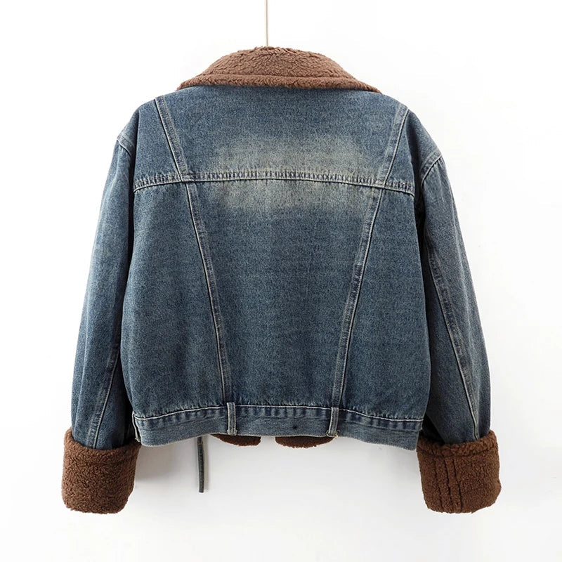 L'Aubray Sherpa Denim Jacket