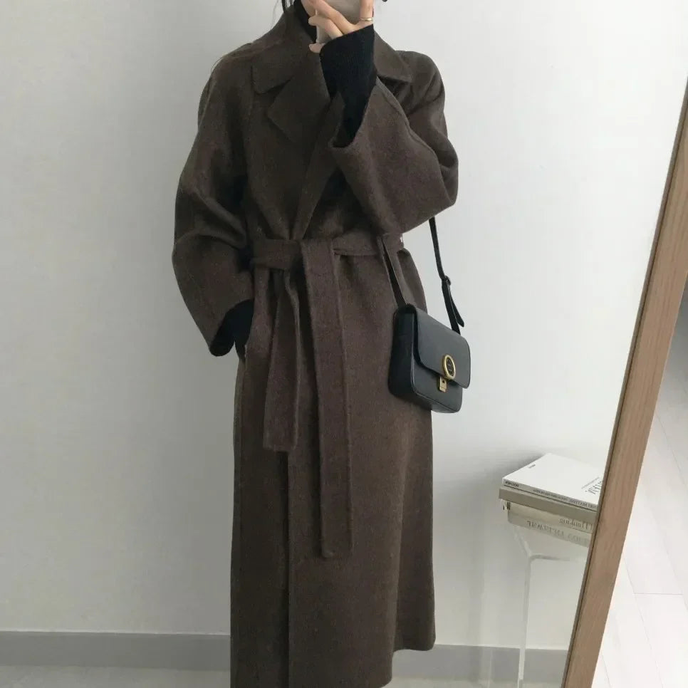 Gallucci™ | Luxury Wool Cloak with Bow