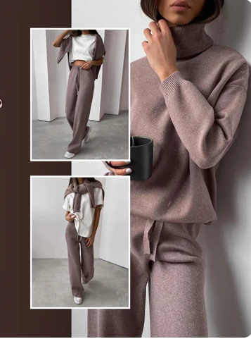 Eliza - Comfy Roll Neck Co-ord