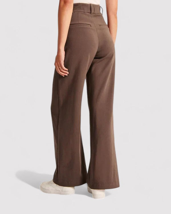 Gallucci Women's High-Waisted Flared Trousers