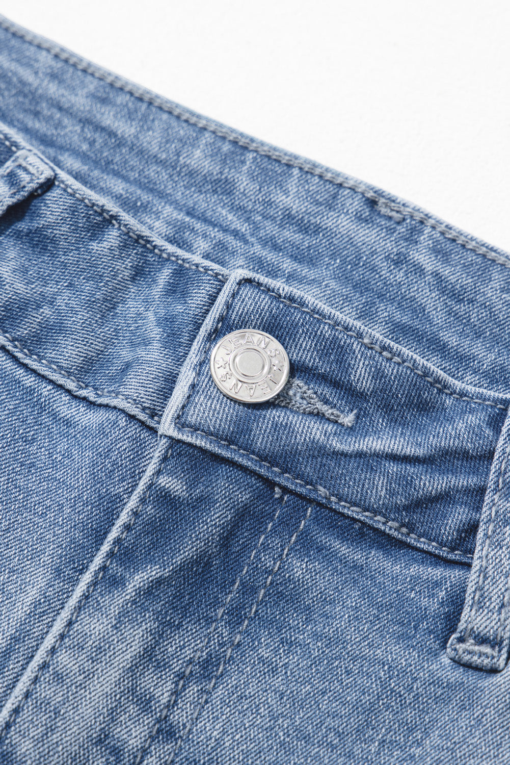 Vintage Stitching Flared Jeans