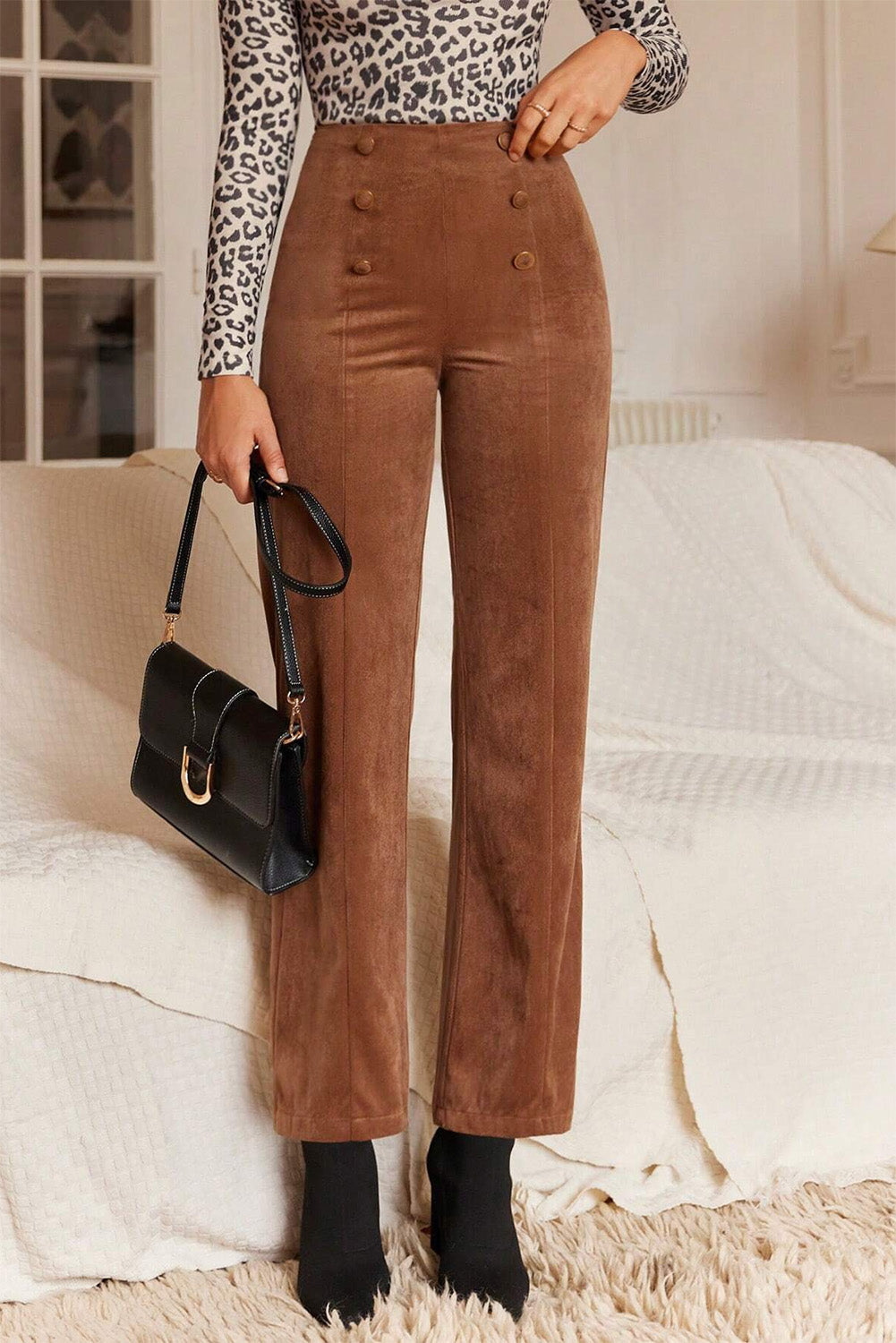 Chestnut Straight Leg Pants