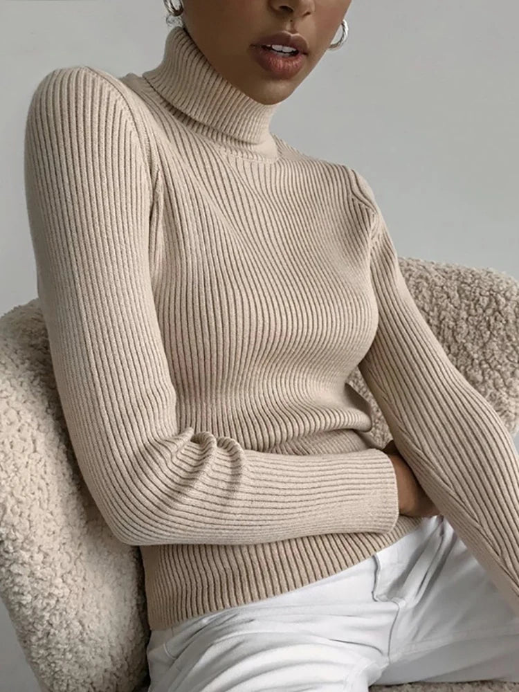 Cozy Women's Turtleneck Sweater