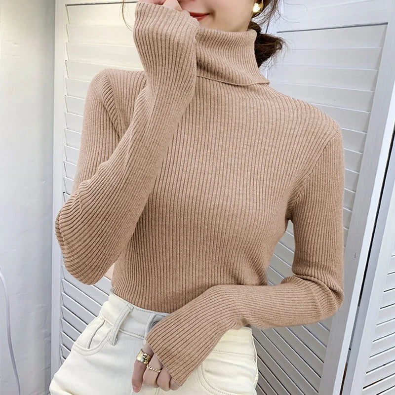 Cozy Women's Turtleneck Sweater