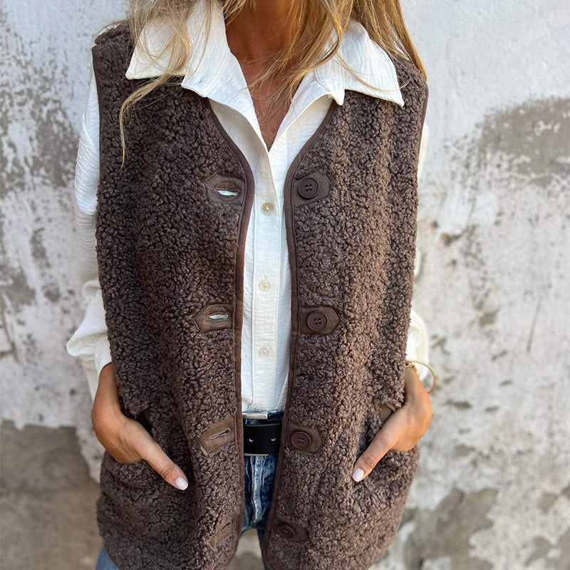 Gallucci - Button Cardigan with Warm Wool™