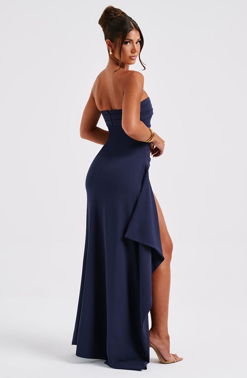 Gallucci Zafira Maxi Dress- Navy